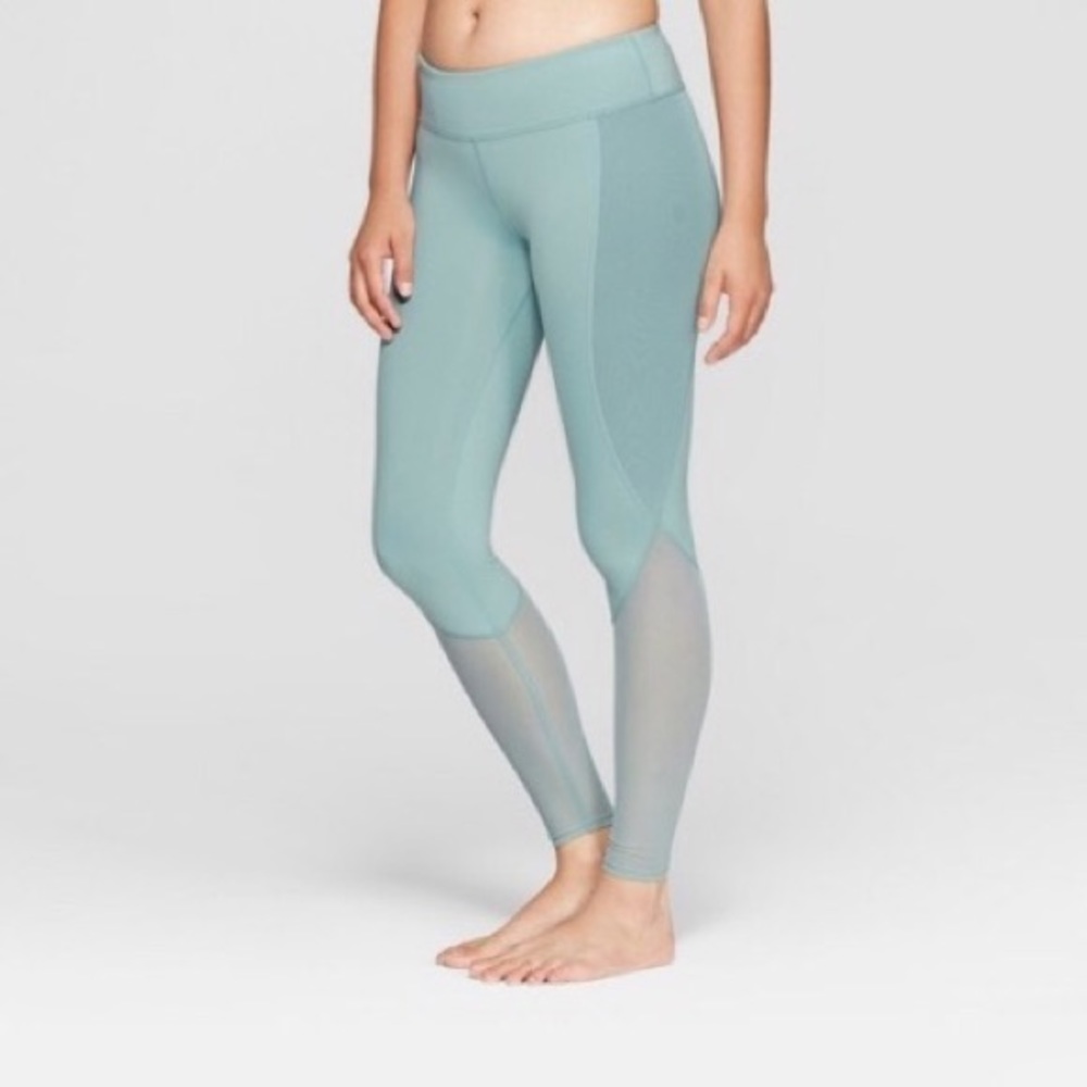 JoyLab Teal Mesh Leggings NWT!
